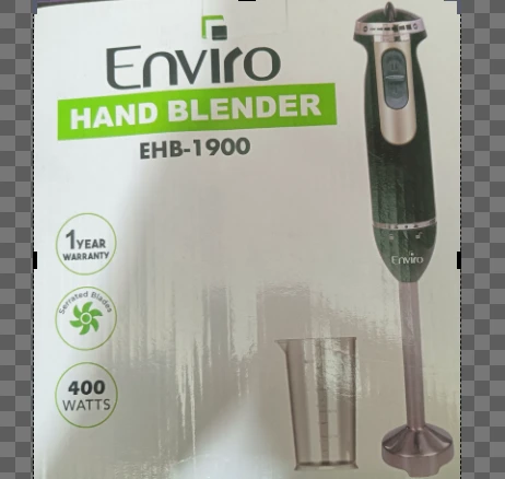 Original Enviro Hand Blender & Mixer – 2-in-1 Electric Stick Blender for Juices,