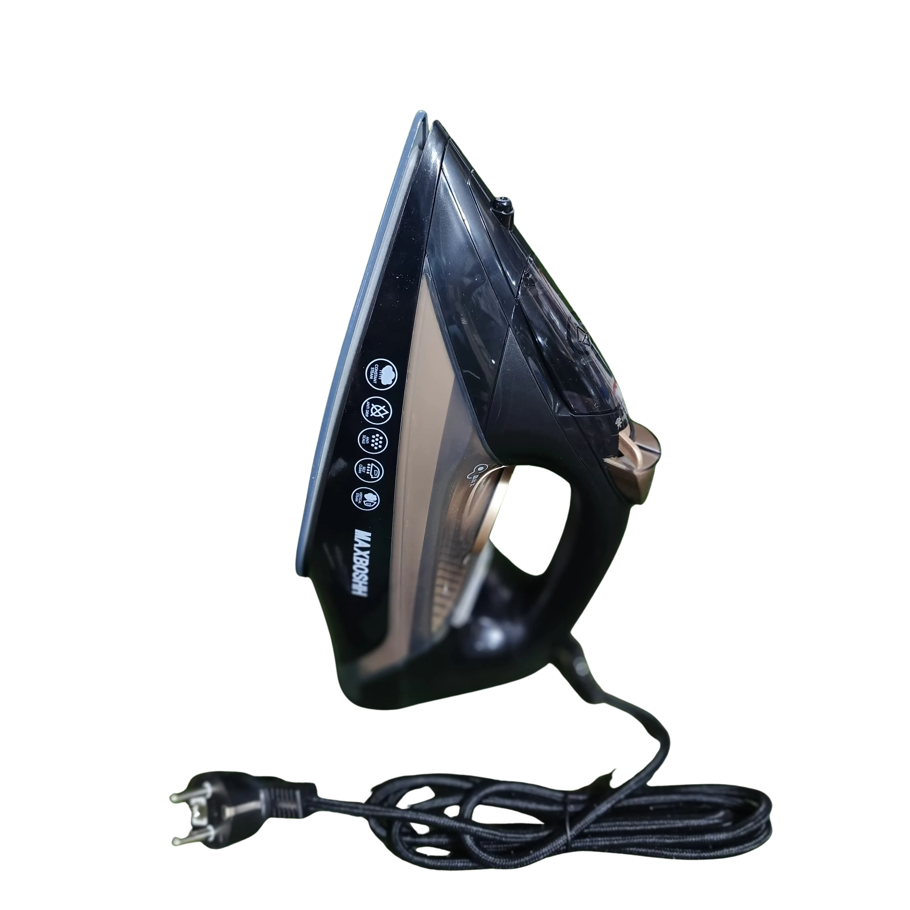 MaxBoshh MB‑286 Steam Iron – Heavy-Duty 3000W Ceramic Soleplate & Vertical Steam